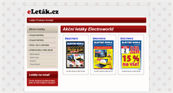 Desktop Screenshot of electroworld.eletak.cz