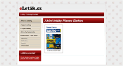 Desktop Screenshot of planeo.eletak.cz